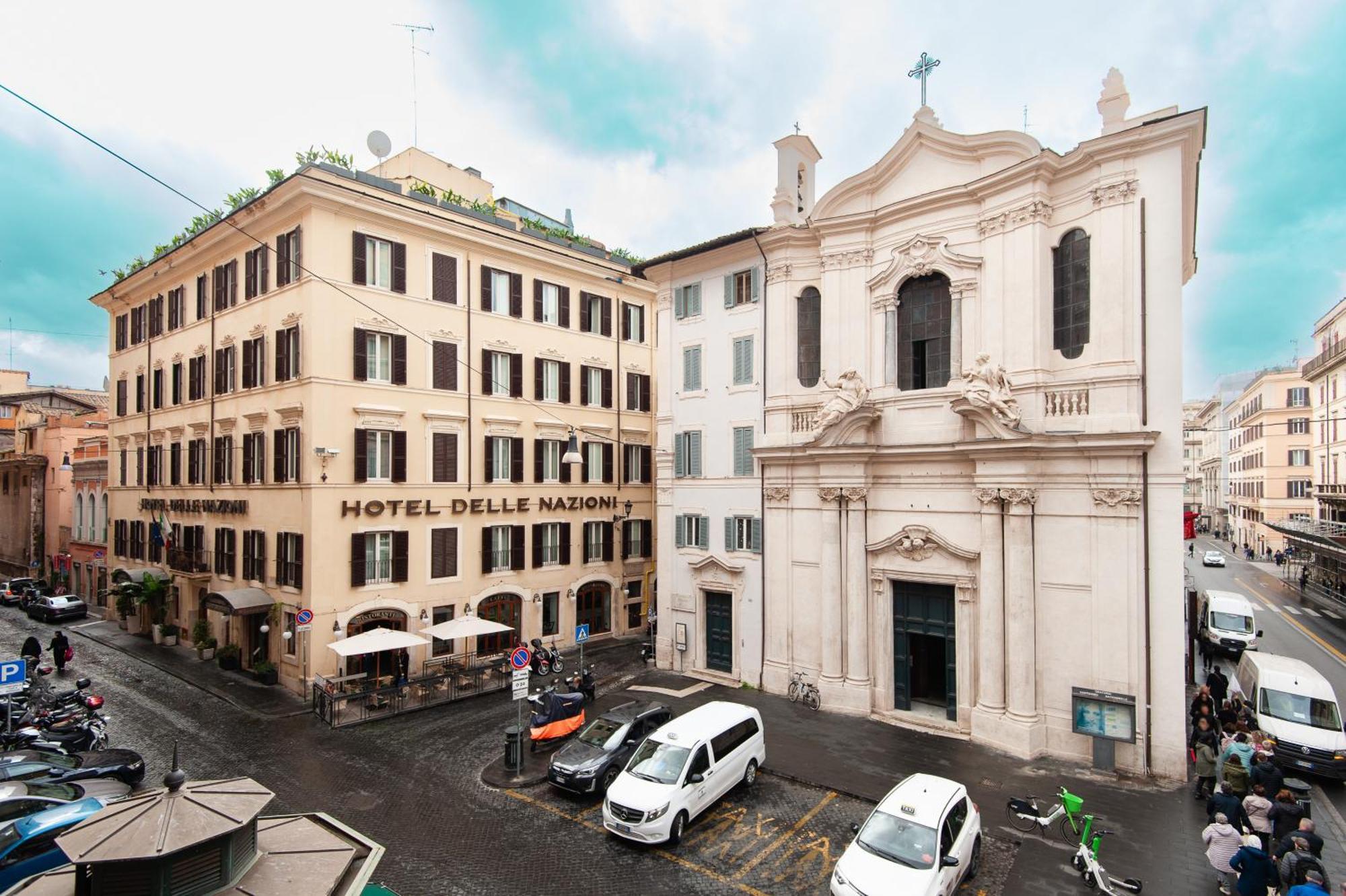 Hotel Delle Nazioni Roma Exterior foto