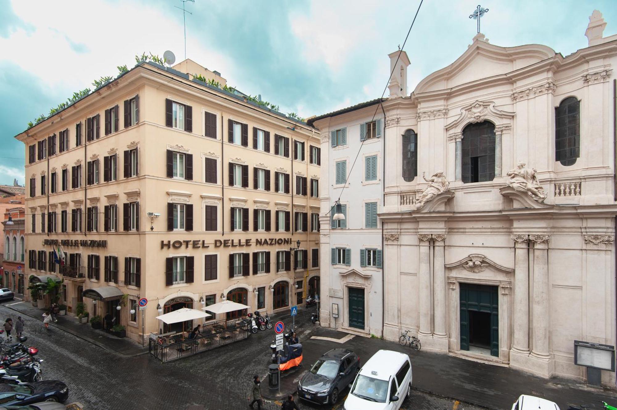 Hotel Delle Nazioni Roma Exterior foto